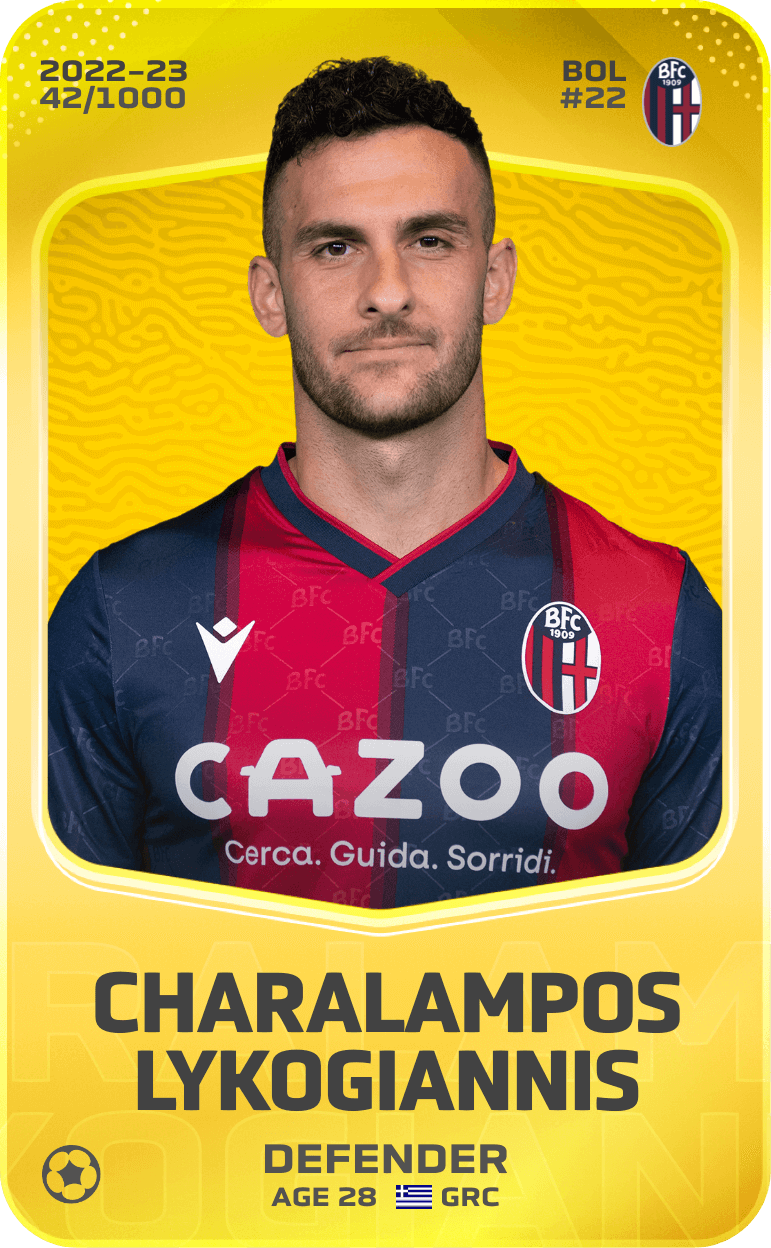Charalampos Lykogiannis 2022-23 • Limited 42/1000