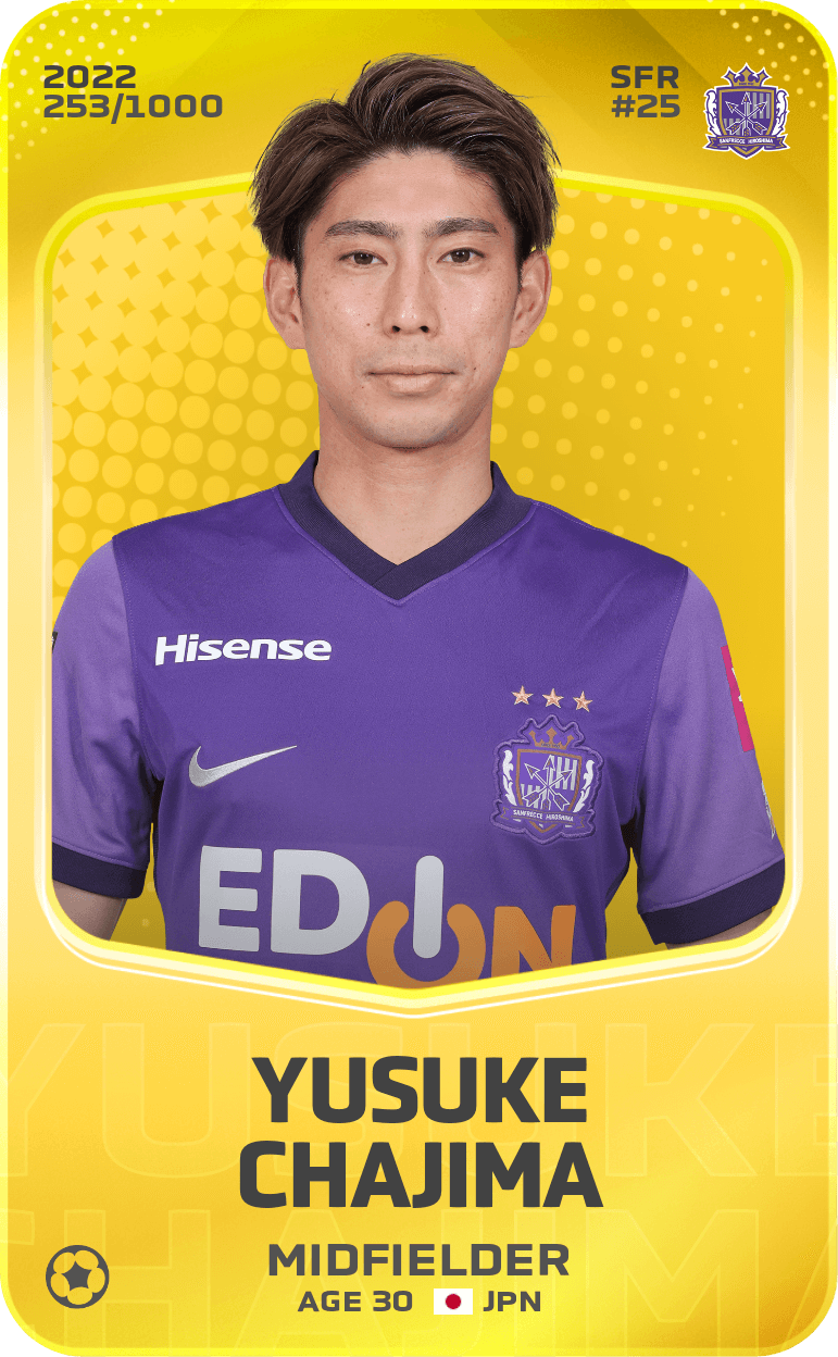 Yusuke Chajima 2022-23 • Limited 253/1000