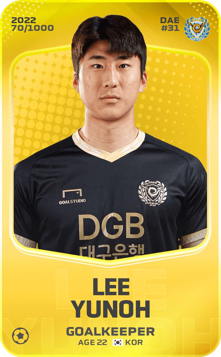 Lee Yunoh 2022-23 • Limited 70/1000