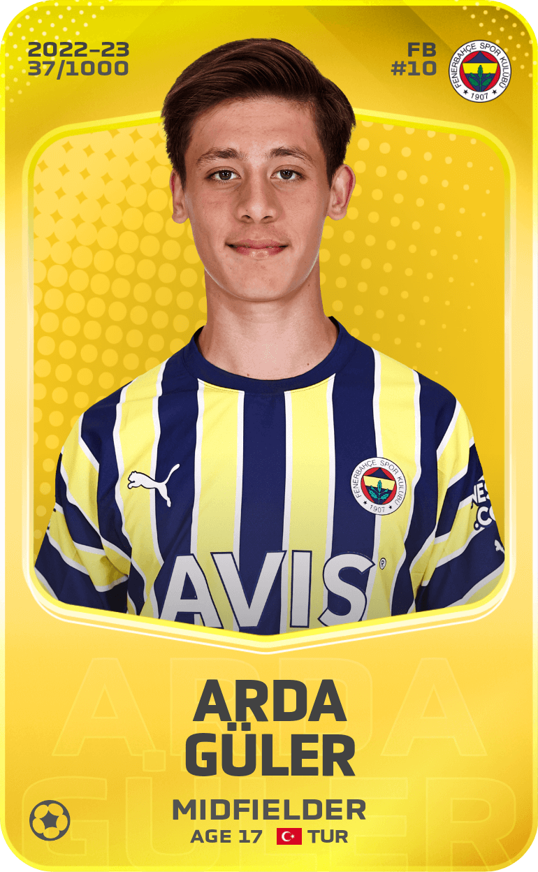 Arda Güler 2022-23 • Limited 37/1000
