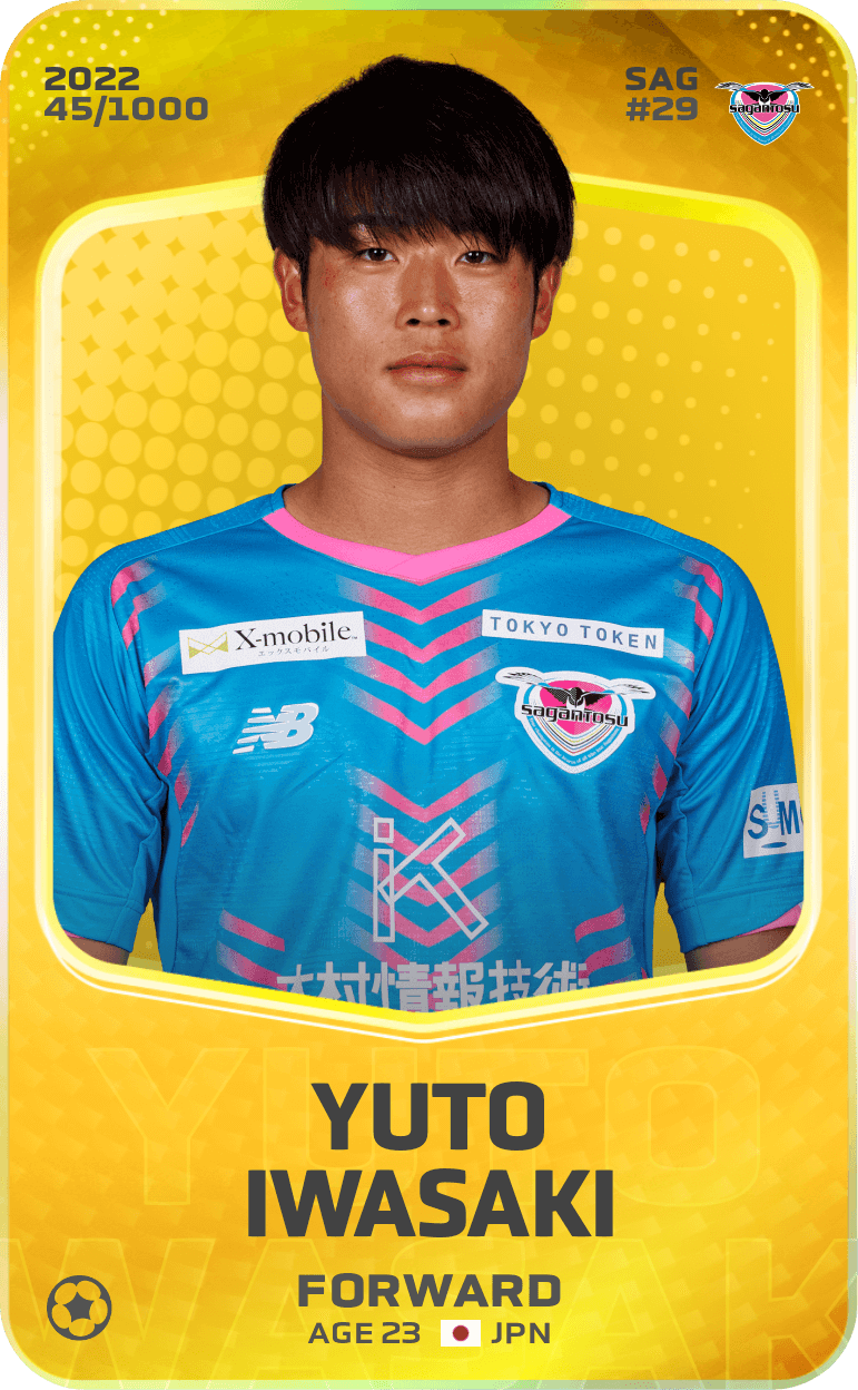 Yuto Iwasaki 2022-23 • Limited 45/1000