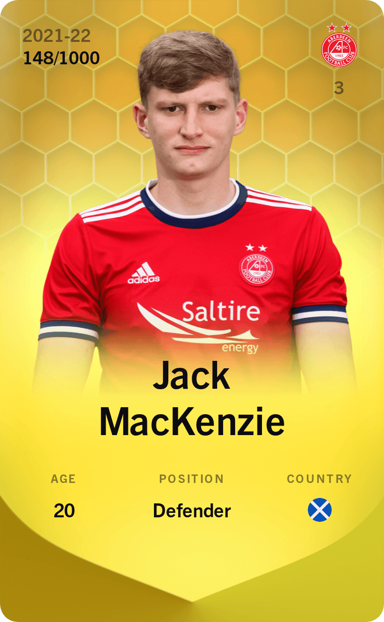 Jack MacKenzie 2021-22 • Limited 148/1000