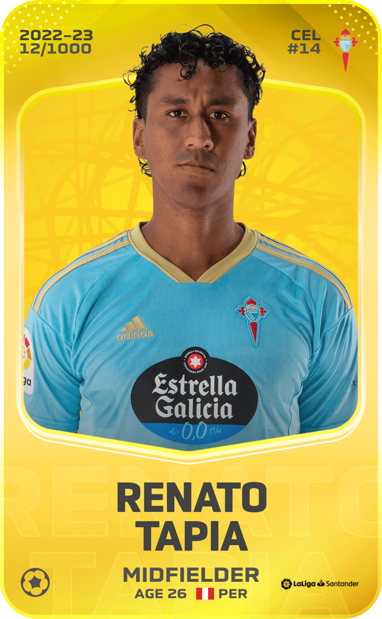 Renato Tapia 2022-23 • Limited 12/1000