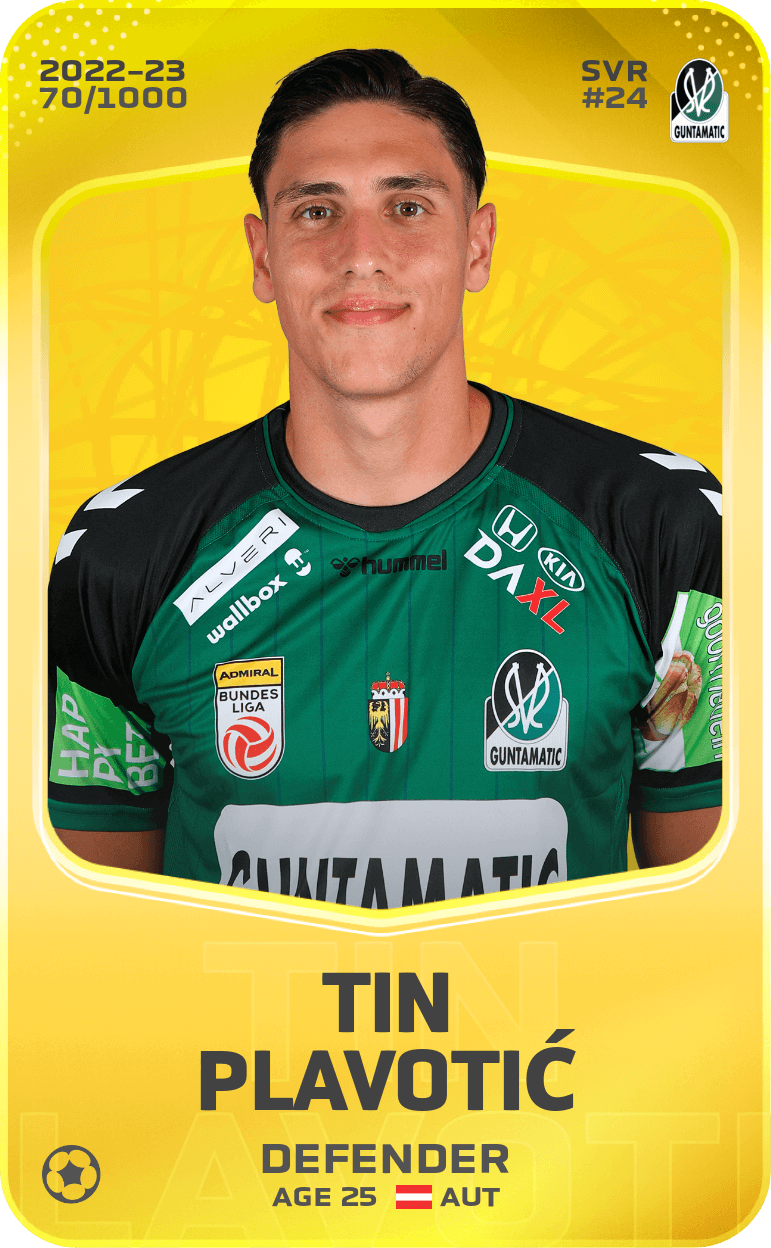 Tin Plavotić 2022-23 • Limited 70/1000