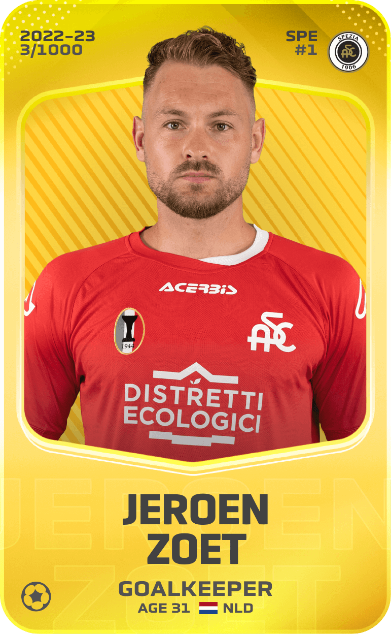 Jeroen Zoet 2022-23 • Limited 3/1000