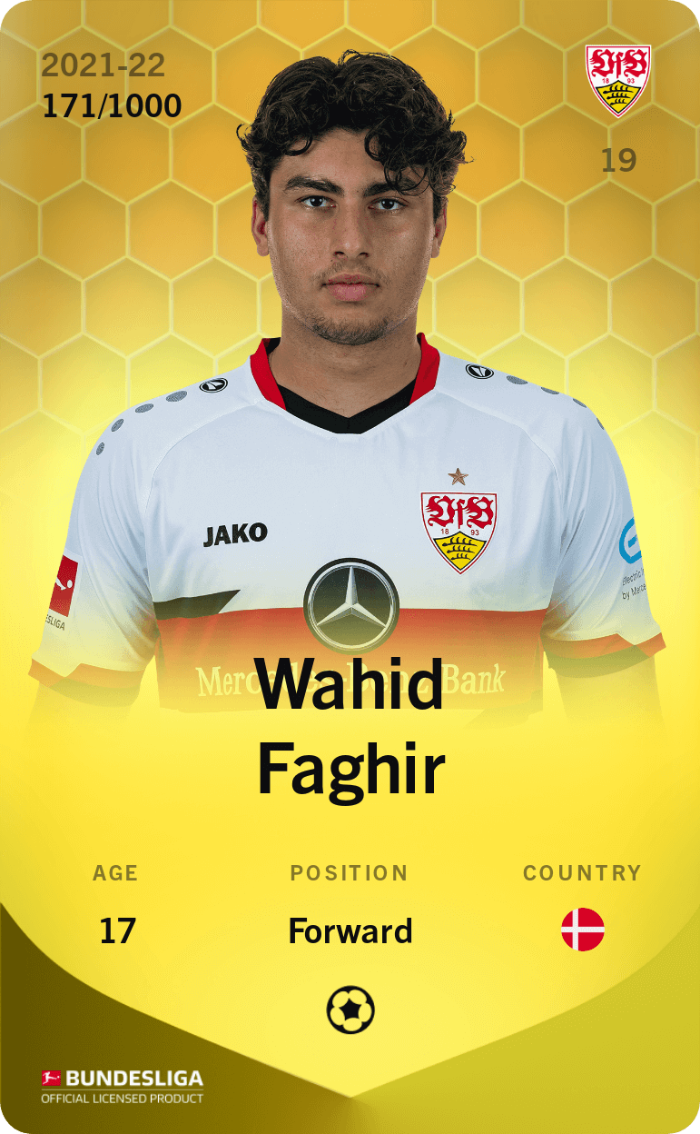 Wahid Faghir 2021-22 • Limited 171/1000