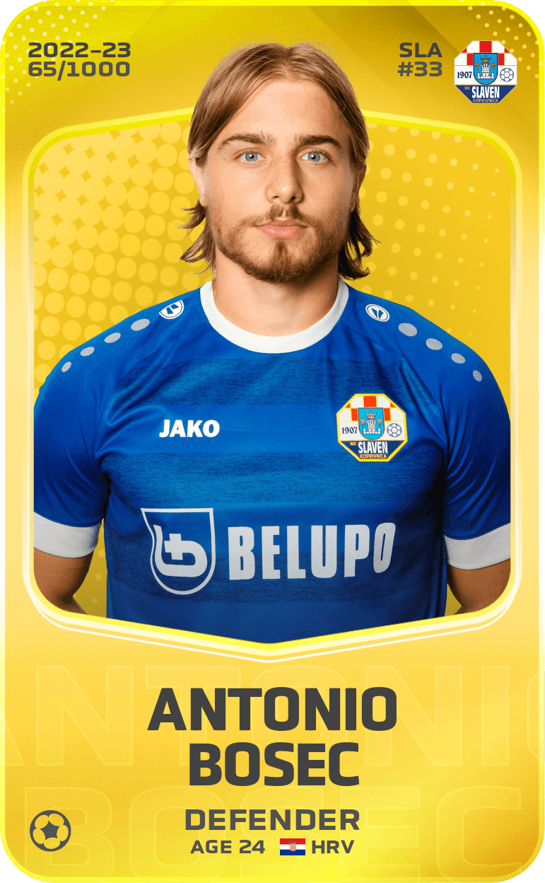 Antonio Bosec 2022-23 • Limited 65/1000