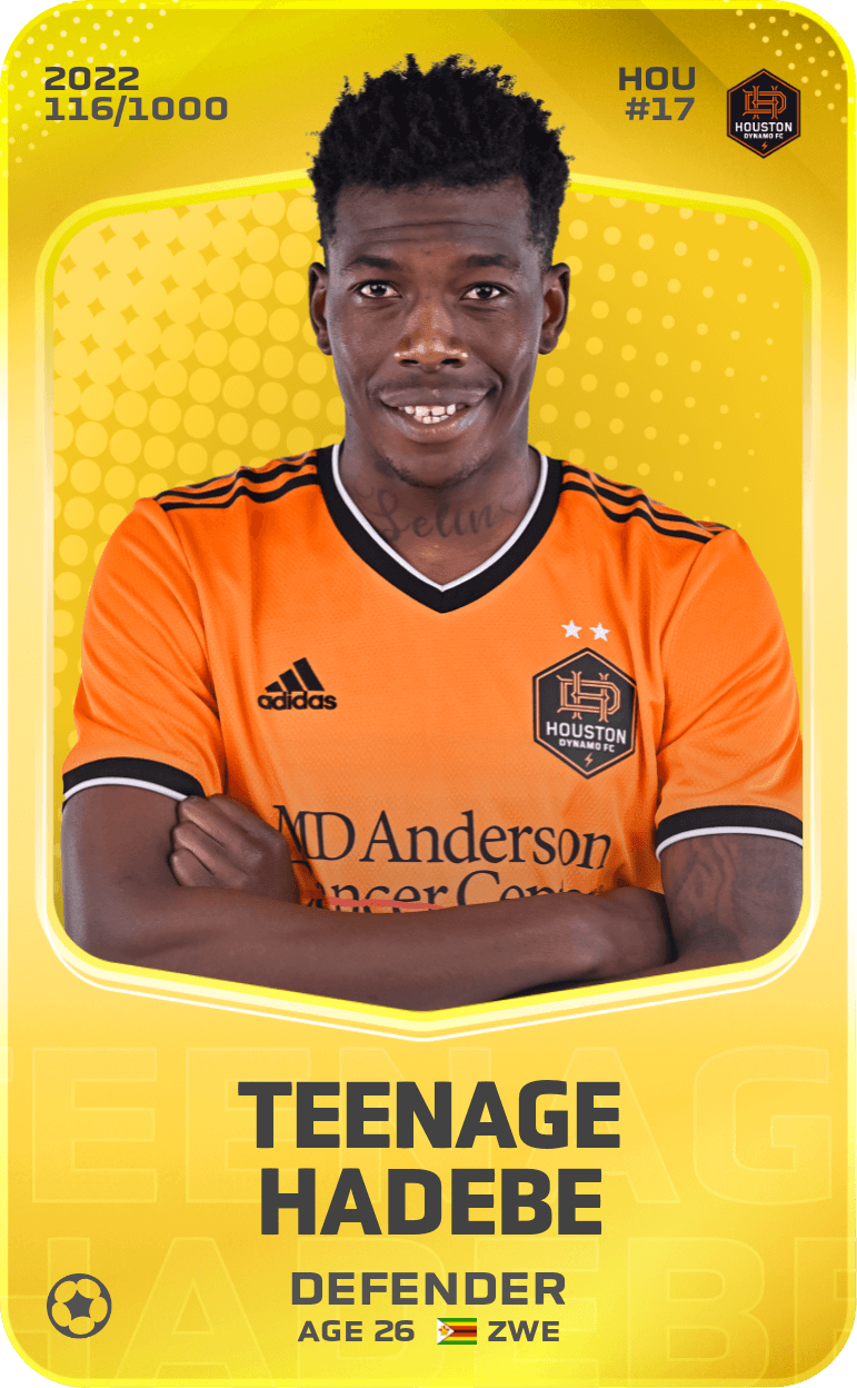 Teenage Hadebe 2022-23 • Limited 116/1000