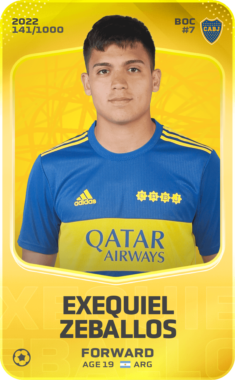 Exequiel Zeballos 2022-23 • Limited 141/1000