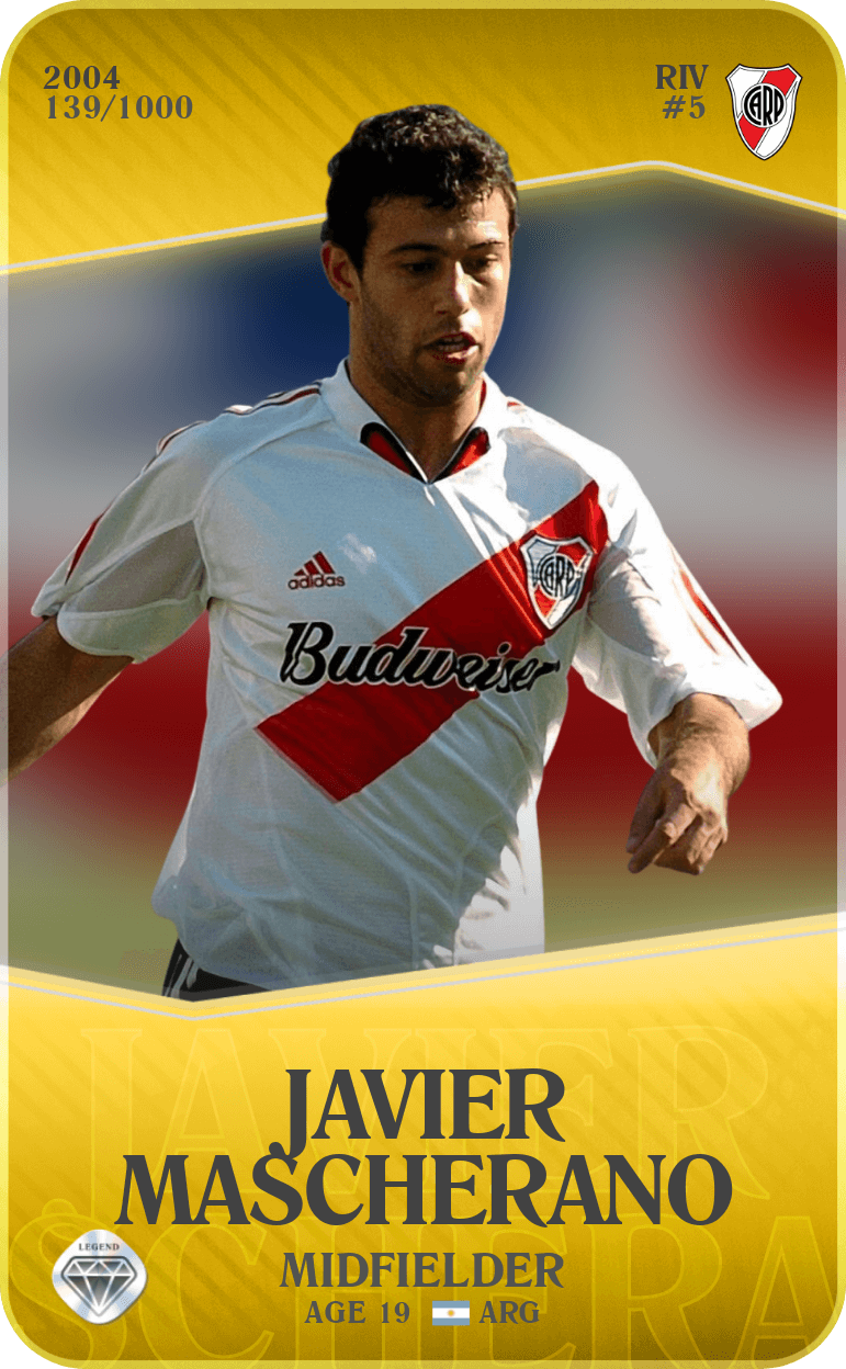Javier Mascherano 2004-05 • Limited 139/1000