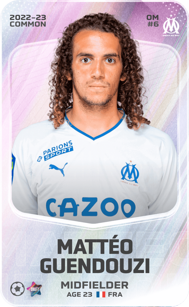 Common Card Of Mattéo Guendouzi – 2022-23 – Sorare