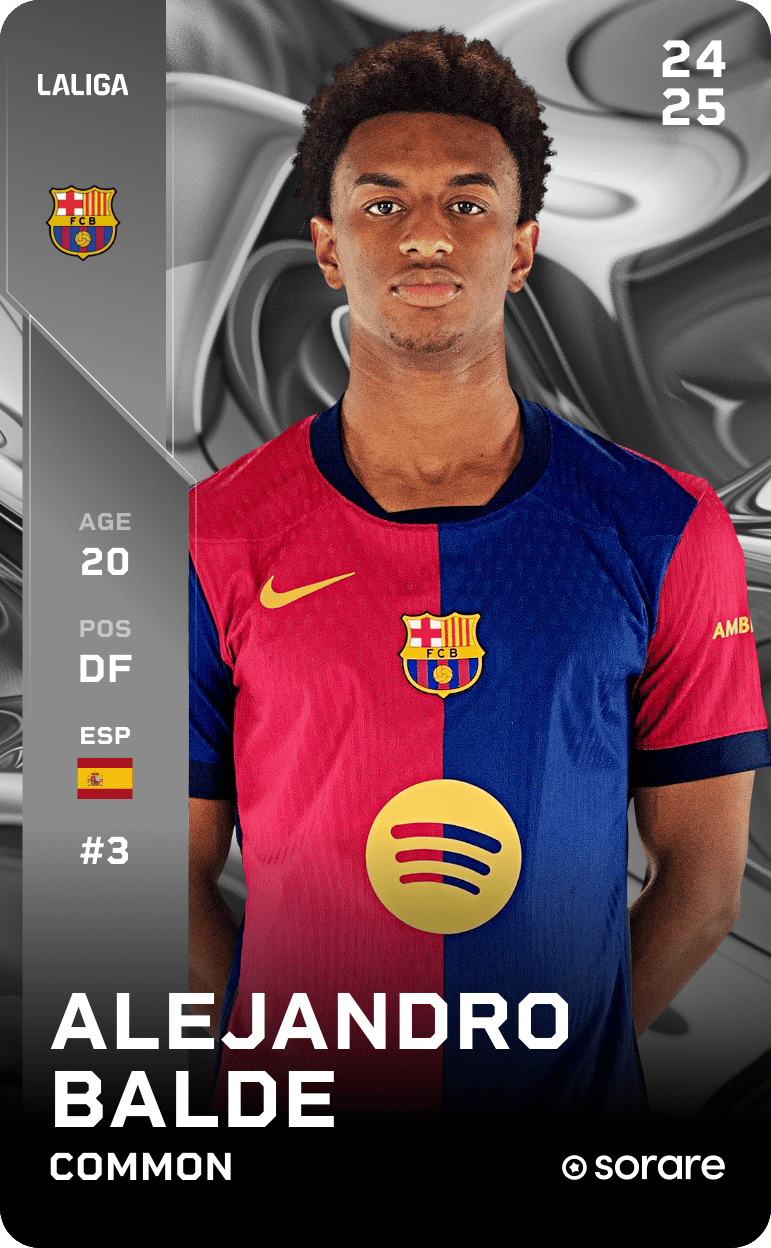 Alejandro Balde - 選手プロフィール 25/26 | Transfermarkt