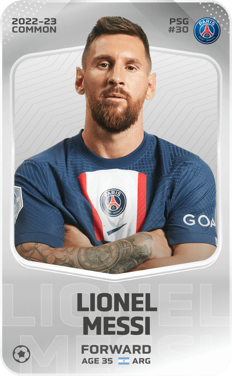 Common Card of Lionel Messi – 2022-23 – Sorare