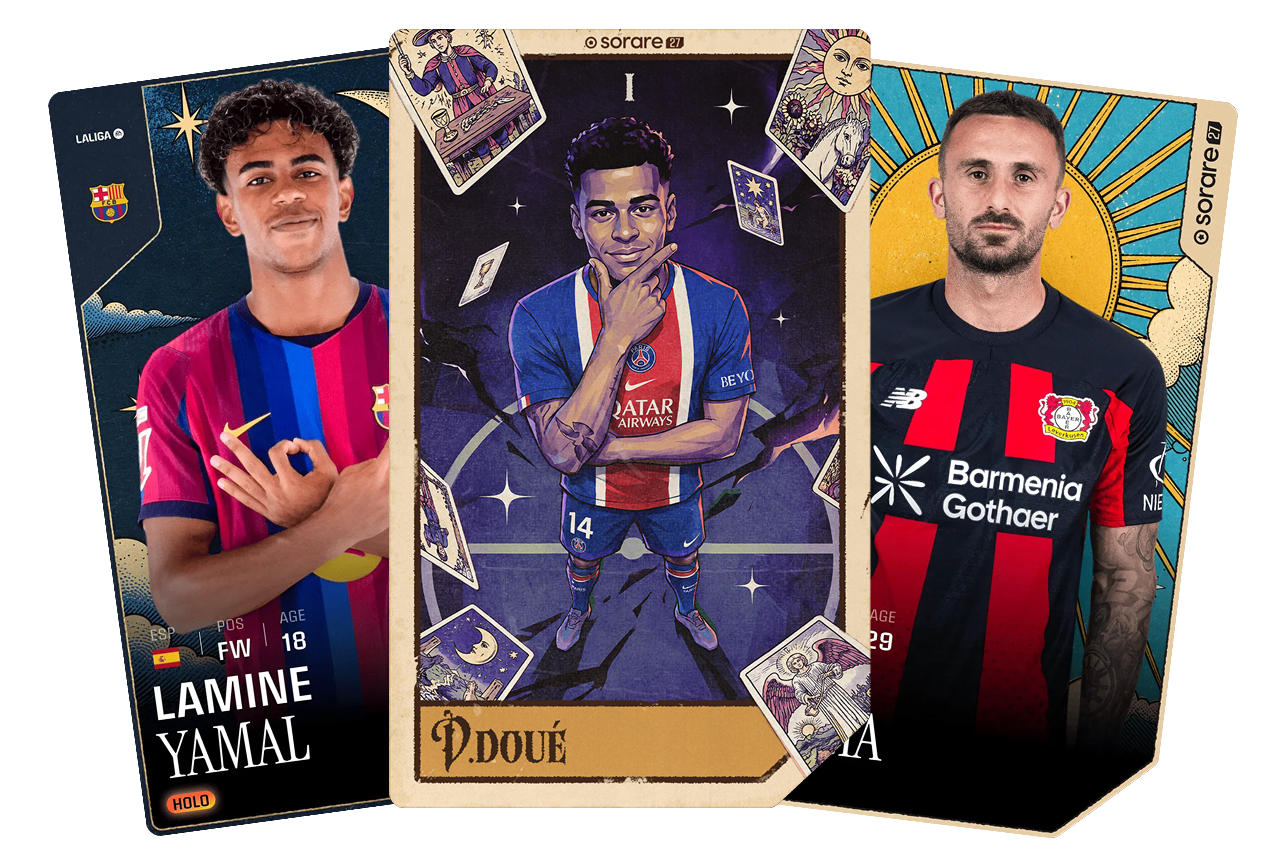 Cartes Sorare du set en cours