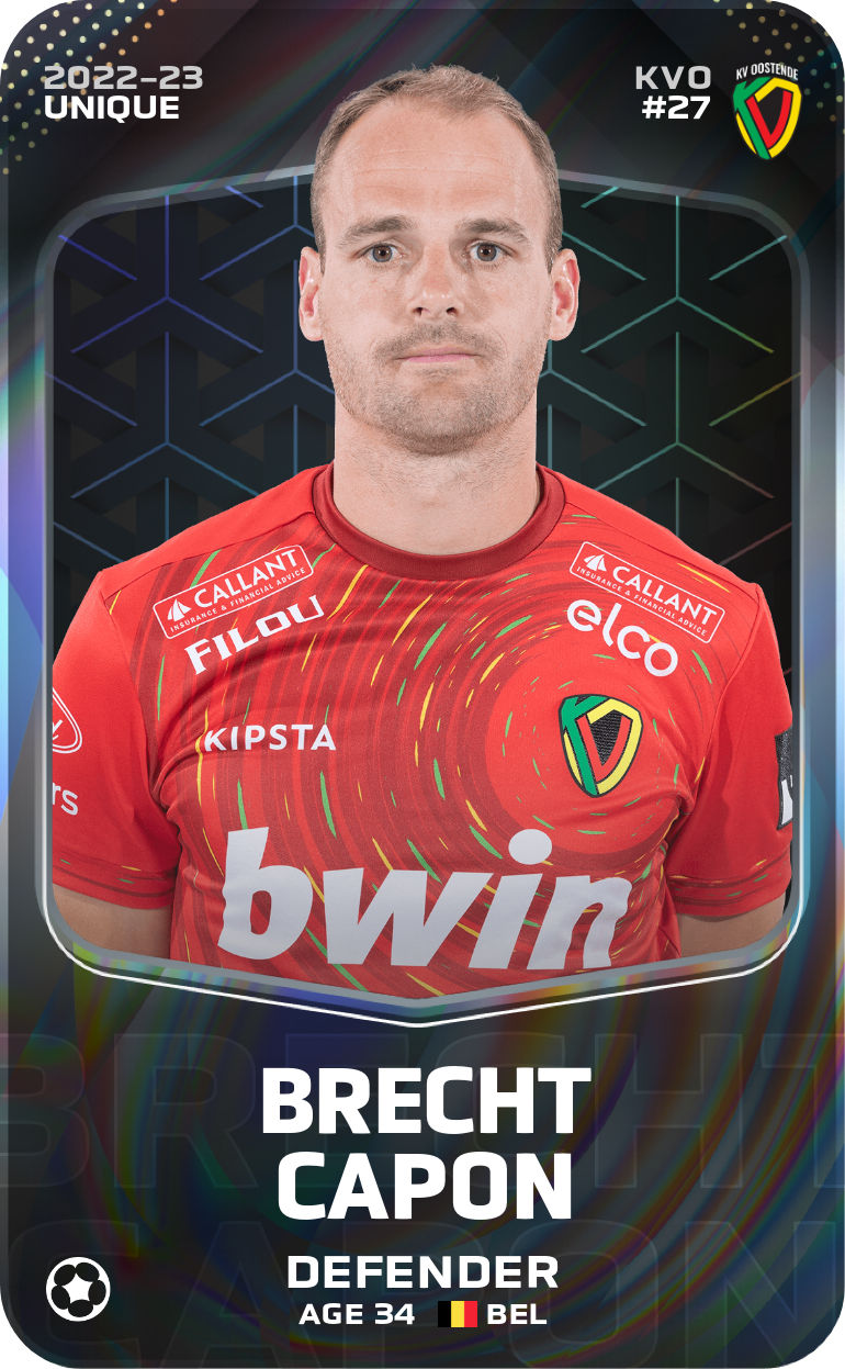 Brecht Capon unique 2022