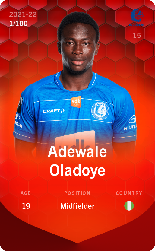 Adewale Oladoye rare 2021