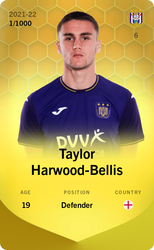 Taylor Harwood-Bellis : all So5 scores - SorareBase.football