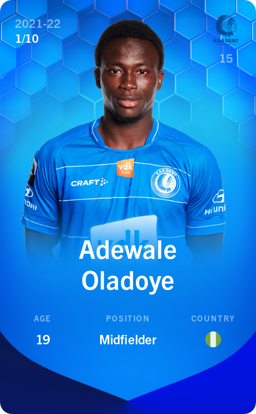 Adewale Oladoye super rare 2021