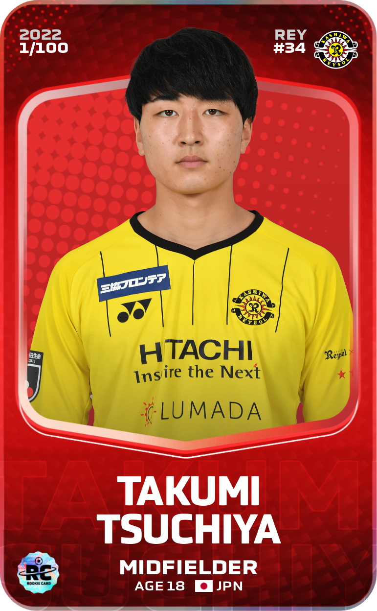 Takumi Tsuchiya rare 2022