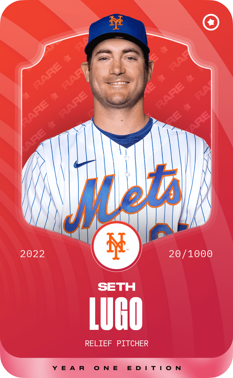 Rare card of Seth Lugo 2022 Sorare