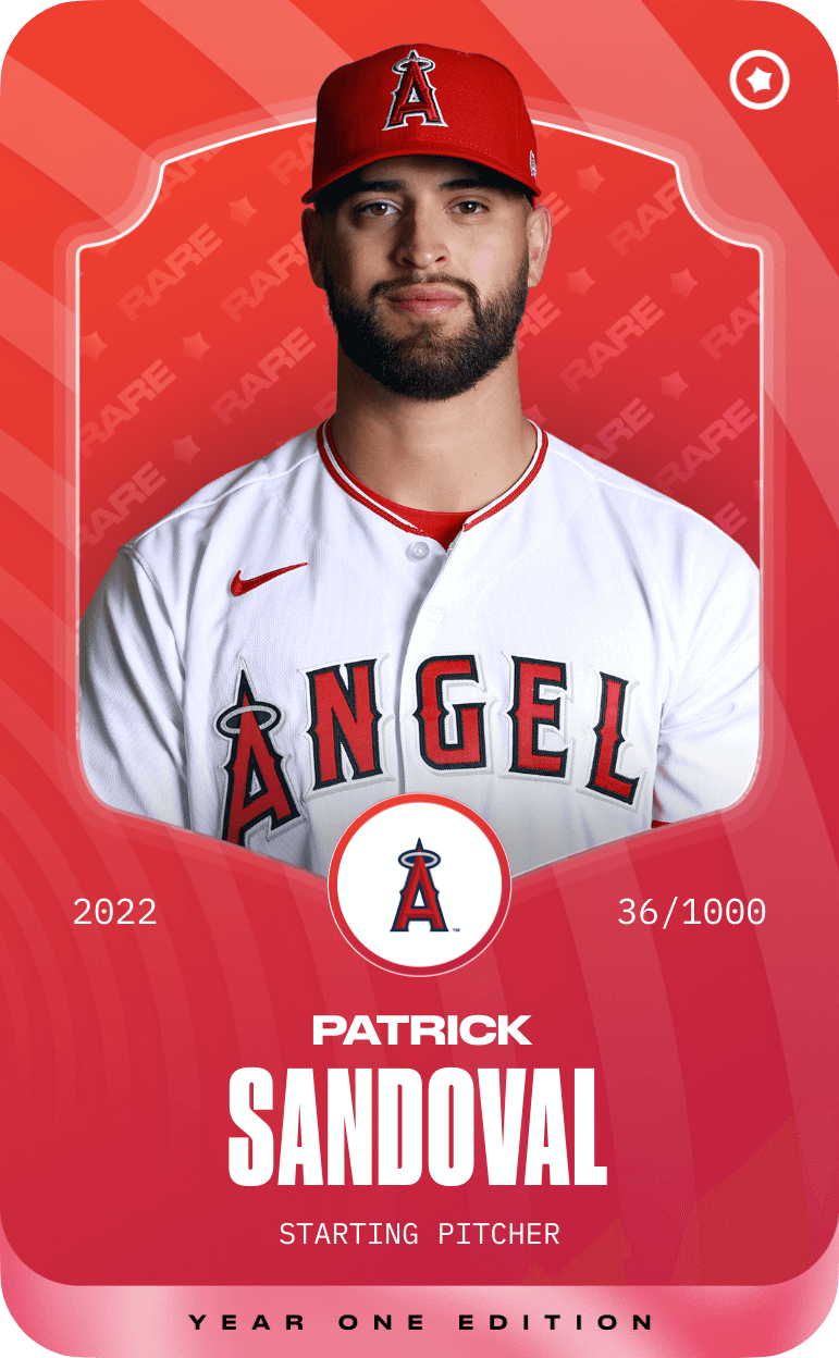 Rare card of Patrick Sandoval 2022 Sorare