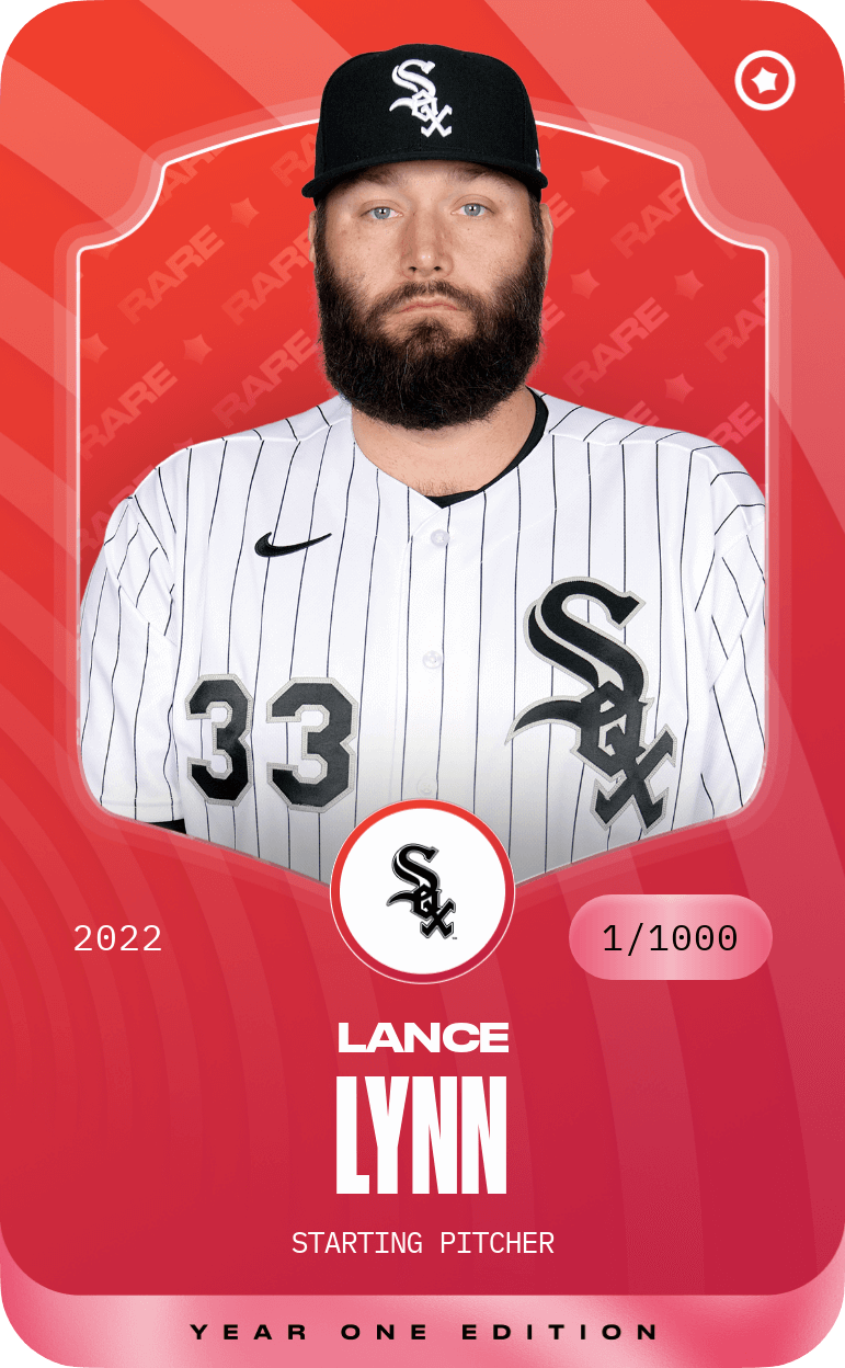 Rare card of Lance Lynn 2022 Sorare