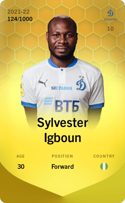 Sylvester Igboun 2021-22 • Limited 124/1000