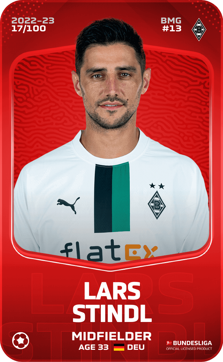 Rare Card Of Lars Stindl - 2022-23 - Sorare