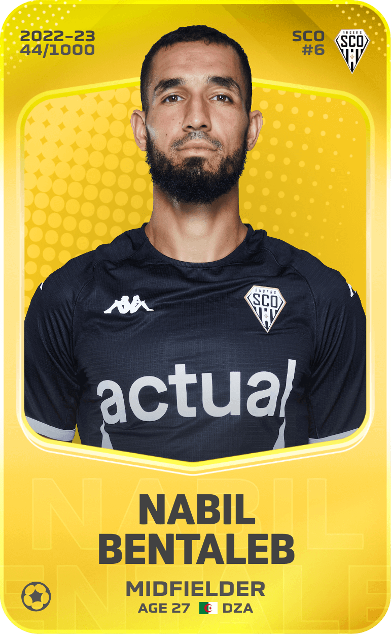 Limited Card Of Nabil Bentaleb - 2022-23 - Sorare