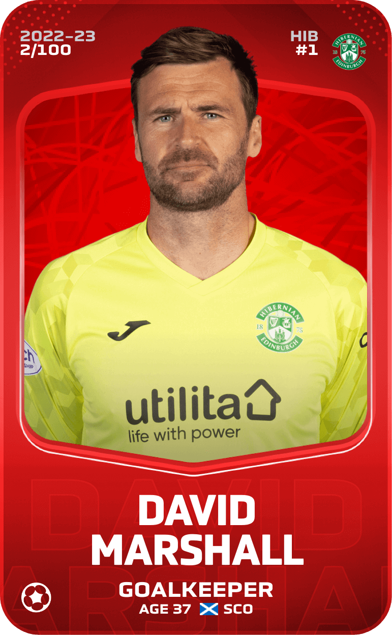 Rare card of David Marshall 202223 Sorare