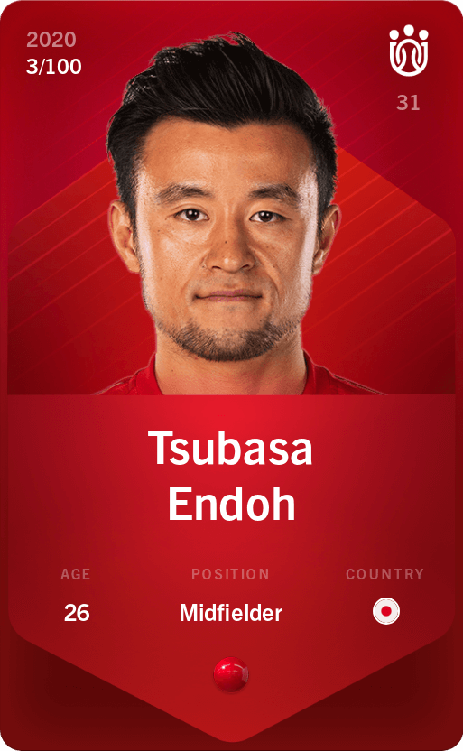 Tsubasa Endoh 202021 • Rare 3/100
