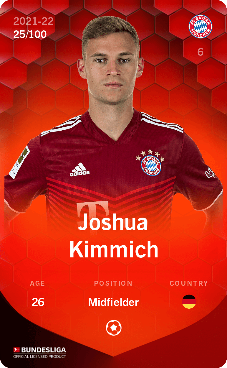 Joshua Kimmich 2021-22 • Rare 25/100