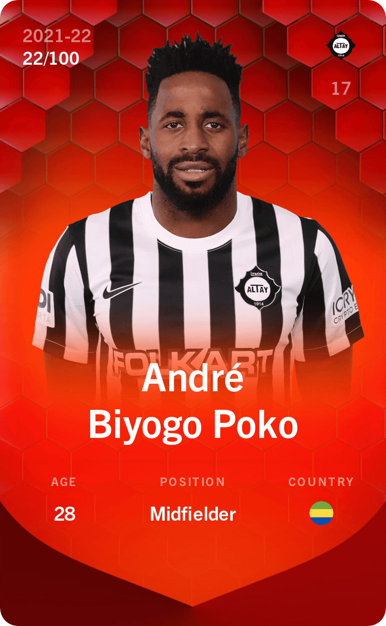 André Biyogo Poko 202122 • Rare 22/100