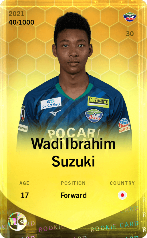 Wadi Ibrahim Suzuki 2021-22 • Limited 40/1000