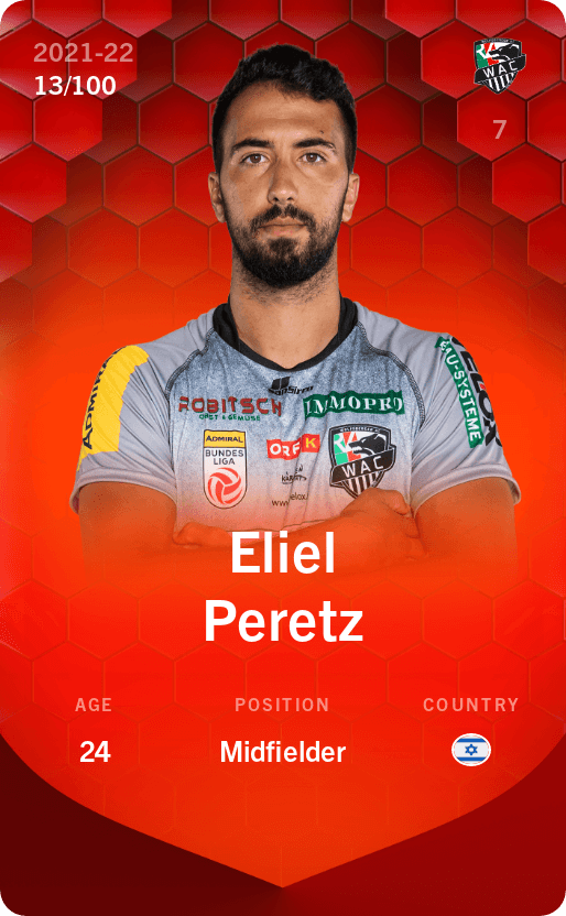 Eliel Peretz 202122 • Rare 13/100