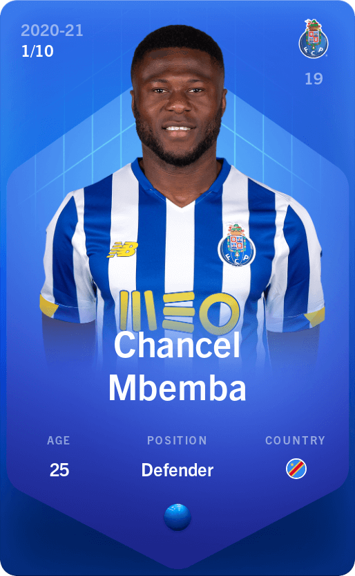 Chancel Mbemba 2020 21 Super Rare 1 10