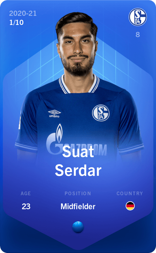 Suat Serdar Autogrammkarte 2020/2021 FC Schalke 04 AK2021019 + 