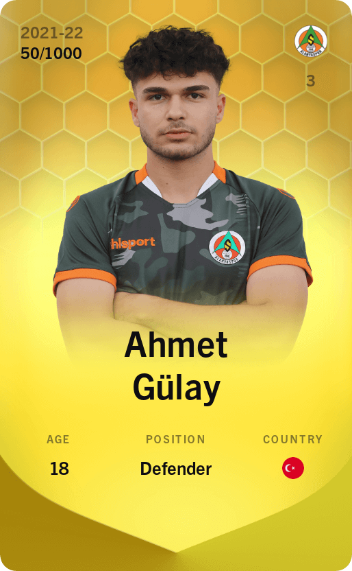 Ahmet Gülay 2021-22 • Limited 50/1000