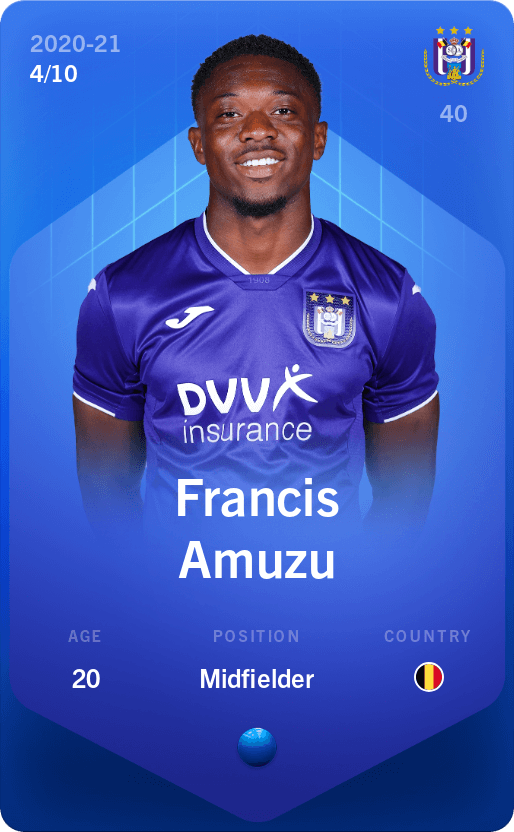 Francis Amuzu 2020-21 • Super Rare 4/10