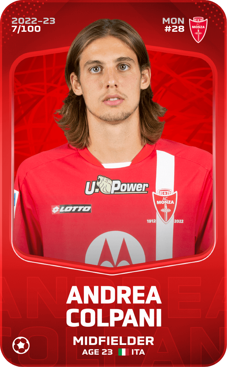 Rare card of Andrea Colpani 202223 Sorare