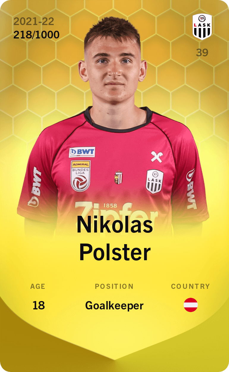 Nikolas Polster 2021-22 • Limited 218/1000