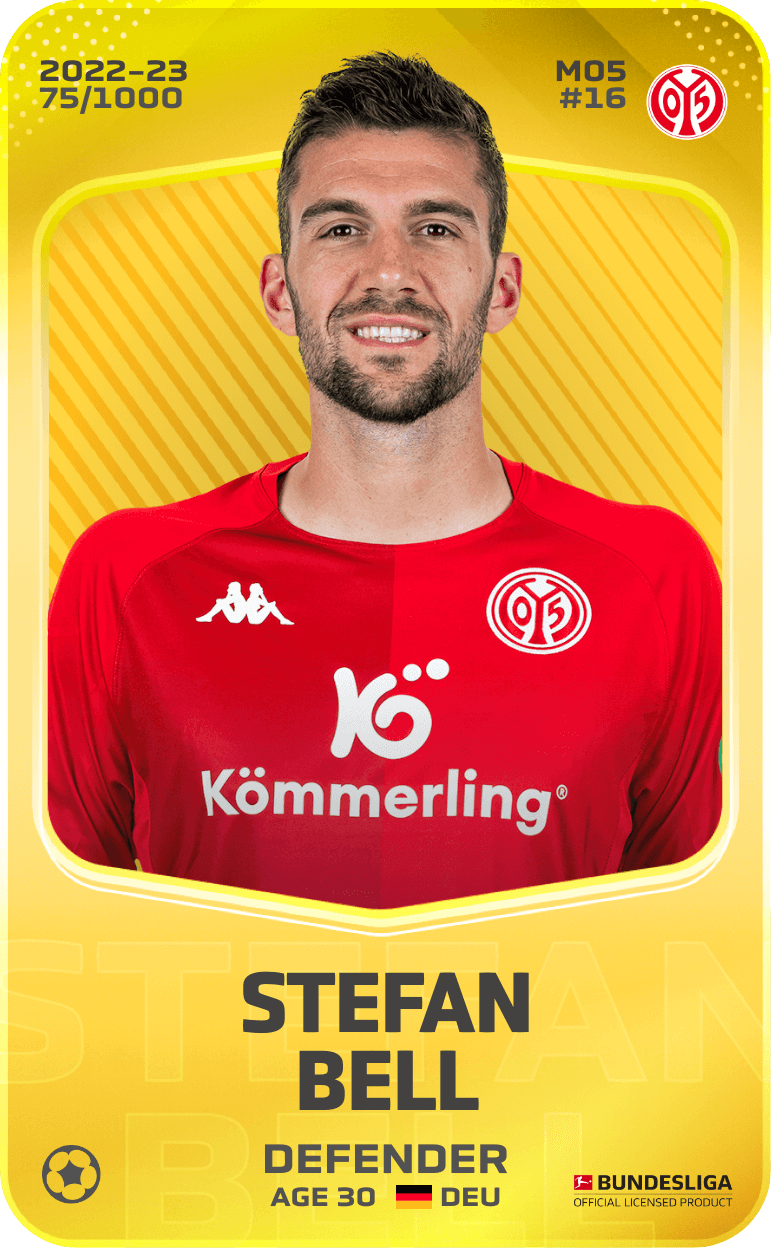 Limited Card Of Stefan Bell - 2022-23 - Sorare