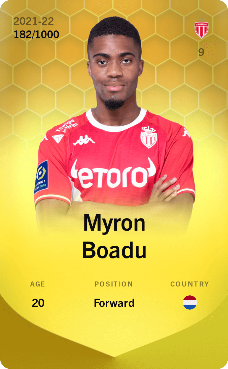 Myron Boadu 2021-22 • Limited 182/1000