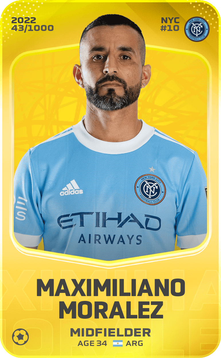 Limited card of Maximiliano Moralez 2022 Sorare