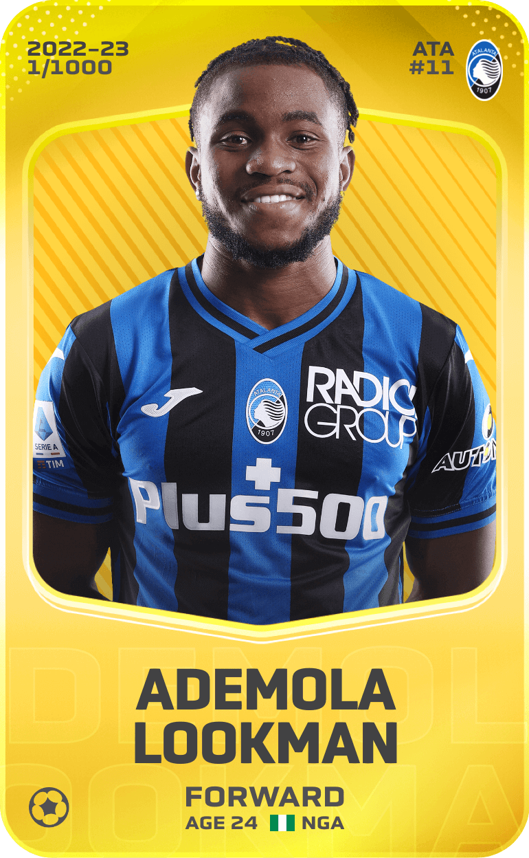 Limited card of Ademola Lookman - 2022-23 - Sorare