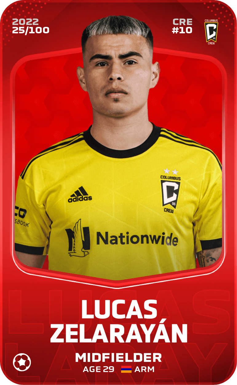 Rare Card Of Lucas Zelarayán - 2022 - Sorare