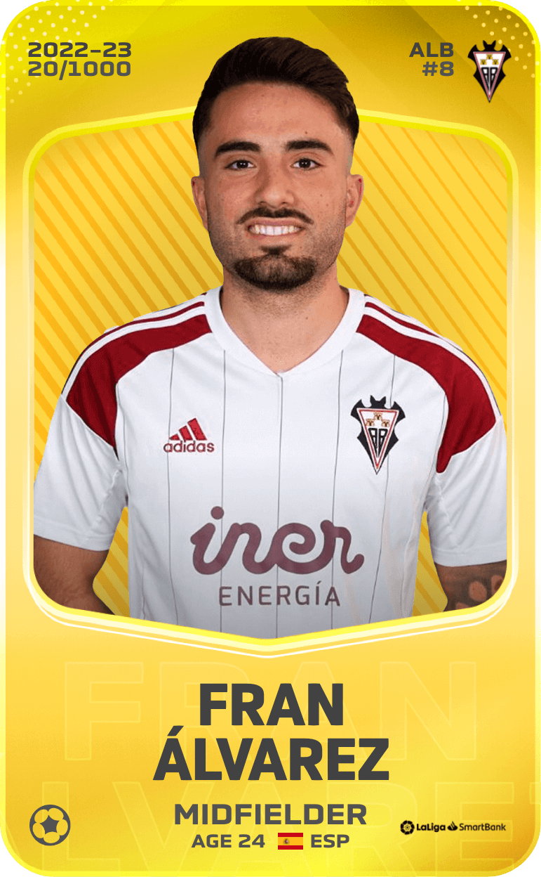 Limited Card Of Fran Álvarez – 2022-23 – Sorare