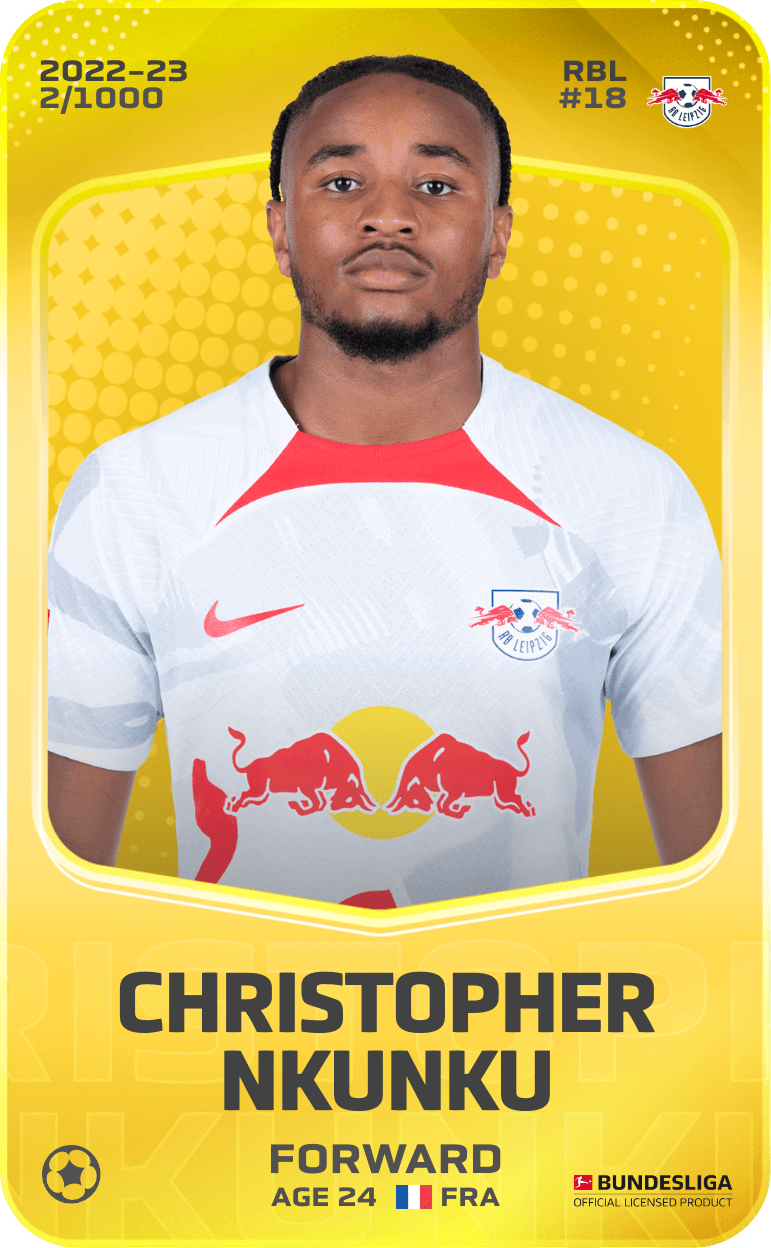 Limited Card Of Christopher Nkunku - 2022-23 - Sorare