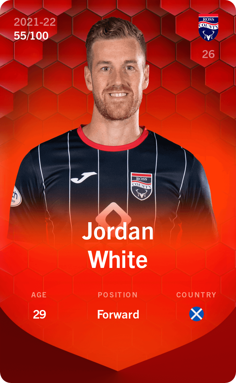 Rare card of Jordan White 202122 Sorare