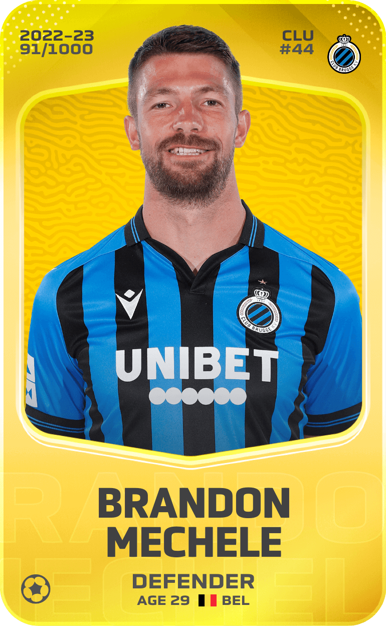 Limited Card Of Brandon Mechele - 2022-23 - Sorare